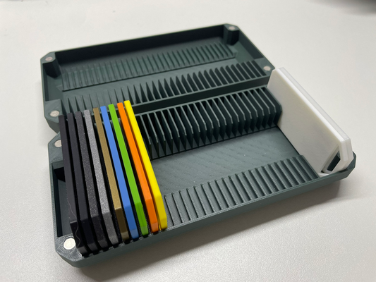 filament sample box by akristofic 3d printer accessories filamentsamplebox filamentsample 3d print model - Mito3D