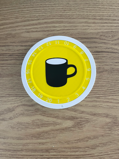 counting coaster by rich190 household office 3d print model - Mito3D
