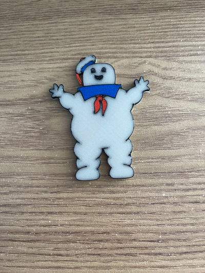 ghostbusters stay puft by rich190 art signs & logos sign marshmallow man 3d print model - Mito3D