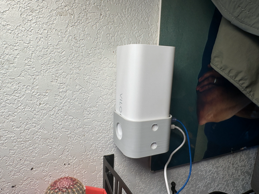 vilo router wall mount by okietronics hobby & diy 3d print model - Mito3D