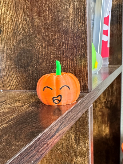 pumpkin kawaii keychain halloween by creamade3d household festivities 2023 candy decoration accessory 3d print model - Mito3D