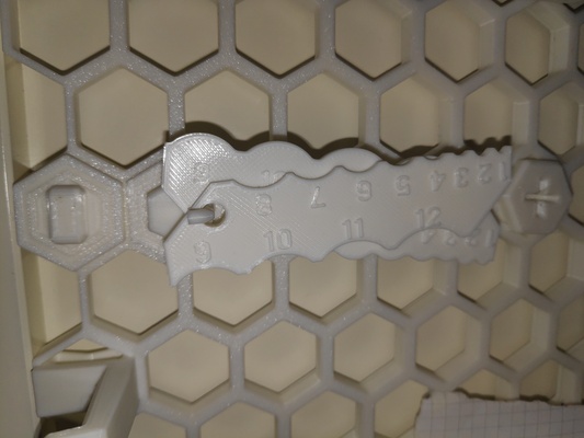 fileto yarıçap bulucu ince kanca bal peteği duvar hsw yeniden karıştırılmış by replica4292 araçlar petek depolama duvarı 3d print model - Mito3D