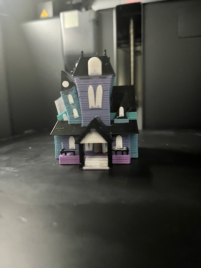 haunted mansion by henry88 household festivities halloween spooky house october decor 3d print model - Mito3D