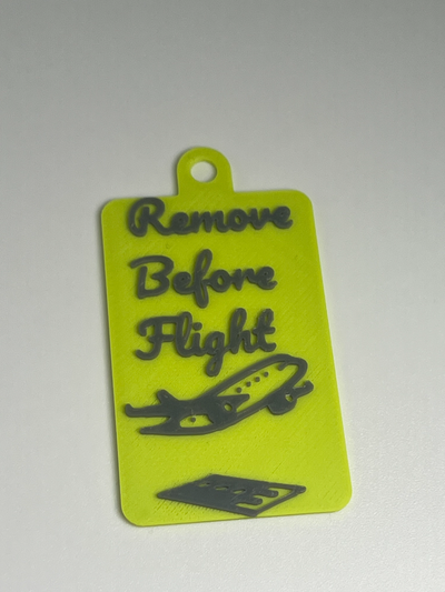 remove flight keychain by miles3d art models cars 3d print model - Mito3D