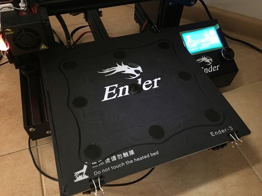 bed leveling test - single layer discs ender 3 by damiano 3d printer models creality crealityender3 bedleveling calibration 3d print model - Mito3D
