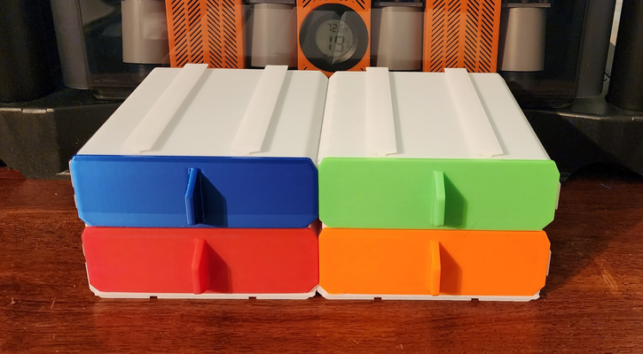 infinito conservazione by rsavell23 utensili organizzatori cassetto impilabile cubo parete montare 3d print model - Mito3D