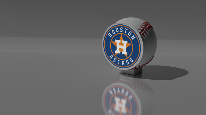 baseball logo telaio by miker73 arte segni loghi gli sport luce scatola multi color colore stampa mlb 3d print model - Mito3D