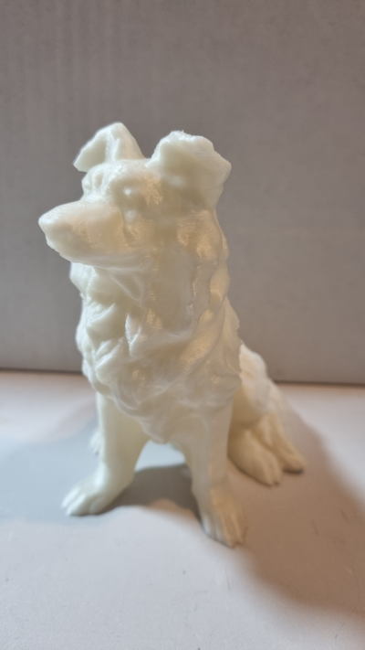 rand collie hund by herr jay miniaturen tiere statue miniatur gescannt schäfer haustier 3d print model - Mito3D