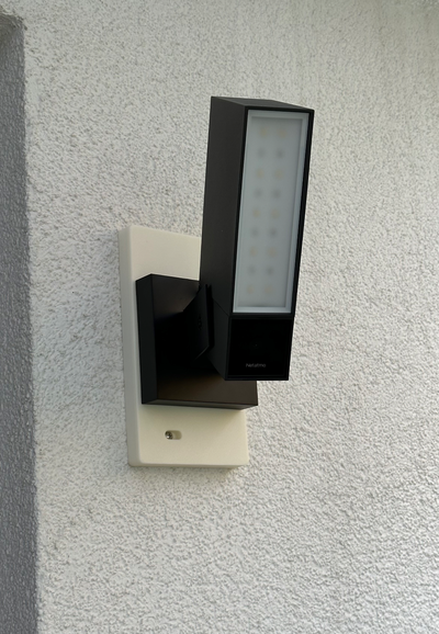 outdoor light adapter baseplate netatmo camera by n3rdof7he80s household garden 3d print model - Mito3D