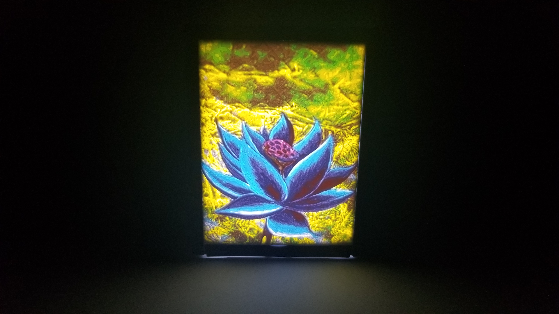 black lotus lithophane mtg magic gathering by themakersphere household decor magicthegathering lithopane lithopanes blacklotus 3D print model - Mito3D