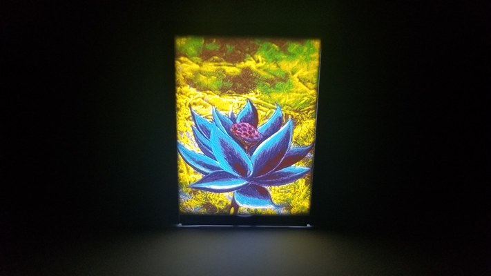 negro loto litofano mtg magia reunión by esfera creadores casa decoración lithopanes 3d print model - Mito3D