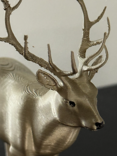 red deer remixed by 3designfan miniatures animals animal realistic 3d print model - Mito3D