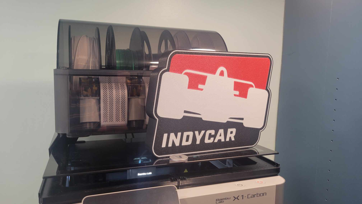 indycar lightbox by geek3designs household decor indy racing racecar light led lamp 3d print model - Mito3D