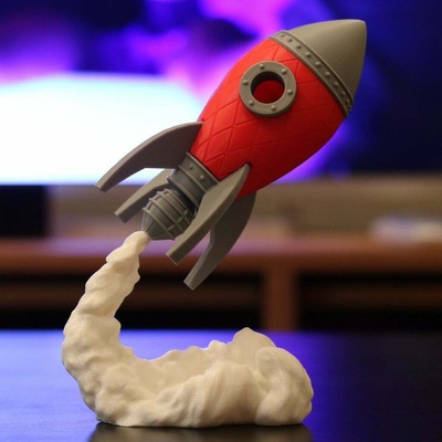 faberge retro rakete düse extruder by factory hobby diy fahrzeuge thingiverse 3d print model - Mito3D
