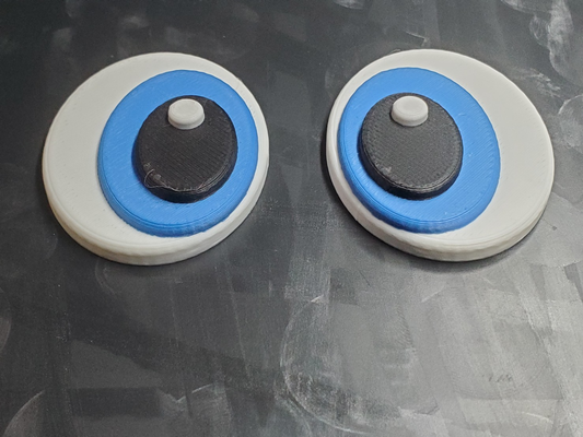 cartoon eyes by thrandall toys & games mario luigi 3d print model - Mito3D