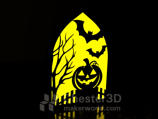 halloween led lamp by chester3d household decor mini gift a1 ear necklace light christmas birthday 2023 earring halloween2023 neck p1s ring lamps i multicolor multi decoration p1p ams lace leds color 3d print model - Mito3D