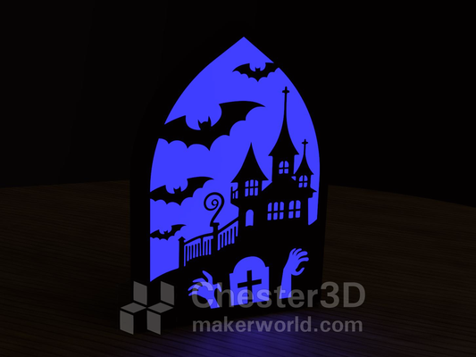 halloween iv led lamp by chester3d household decor color p1s mini ear christmas necklace ring neck p1p leds lace a1 multi birthday earring 2023 gift lamps light multicolor ams decoration 3d print model - Mito3D