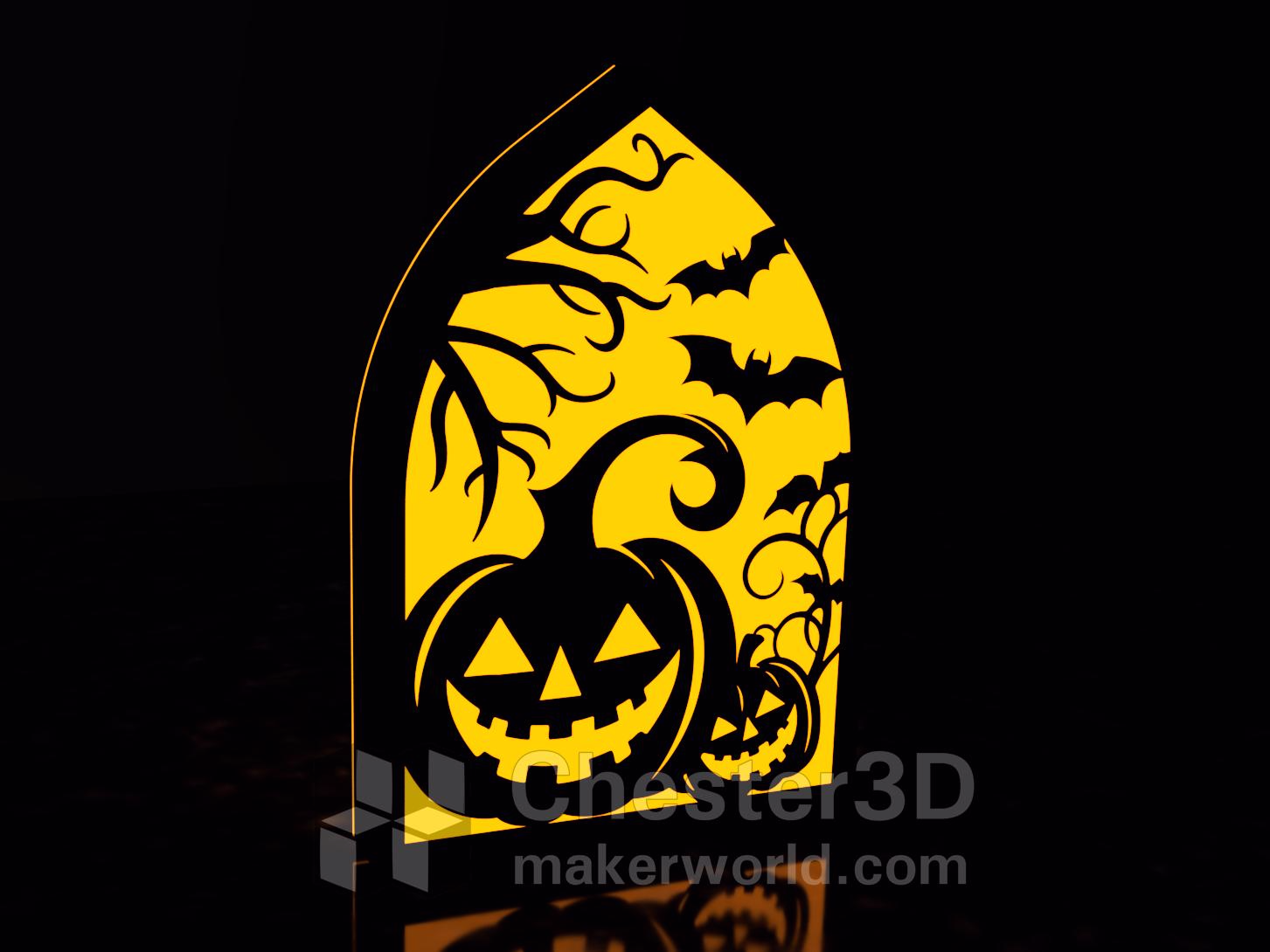 bruxas v conduziu luminária by chester3d casa decoração brinco aniversário renda halloween2023 presente luz leds 2023 mini colar p1s ams multicolorido natal pescoço p1p multi lâmpadas cor a1 3D print model - Mito3D