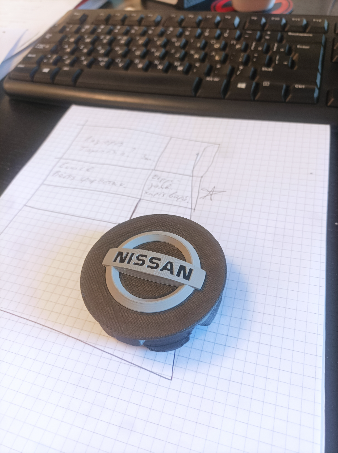 cubo gorra nissan navara by bondarenko pasatiempo bricolaje diy vehiculos borde 3D print model - Mito3D