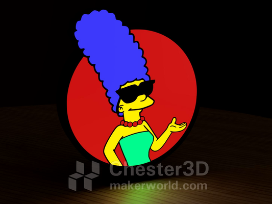 marge simpson led lamp by chester3d household decor krusty leds multi christmas lisa halloween homer lace terwilliger 2023 gift necklace simpsons mini neck earring lamps color makerworld multicolor birthday ams maggie ear decoration p1p halloween2023 bambulab light p1s a1 ring bob witch 3d print model - Mito3D