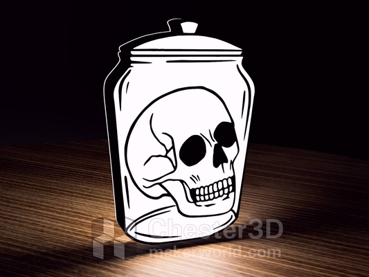 skull jar led lamp by chester3d household decor lamps ii 2023 leds krusty patty halloween homer a1 neck ams necklace halloween2023 express lisa light ear makerworld christmas simpson gift p1p multi moe bob simpsons marge bambulab birthday planet decoration mini futurama maggie lace terwilliger ouija multicolor skellington ring color p1s earring witch 3d print model - Mito3D