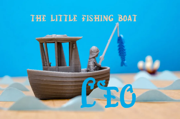 leo balık tutma tekne görsel tezgah by vandragon oyuncaklar oyunlar banyo küvet tekneler çocuklar kesici balık balıkçı teknesi kılçığı balıkçılar olta yüzer kamış gemi gemiler oyuncak su 3d print model - Mito3D