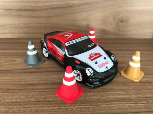 tráfego cones rc carro by viva la vida passatempo faça cone 3d print model - Mito3D