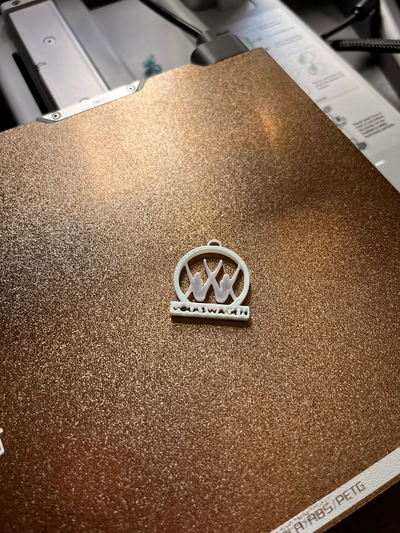 vw lady keychain by dinozzo28 art signs & logos accessory logo 3d print model - Mito3D