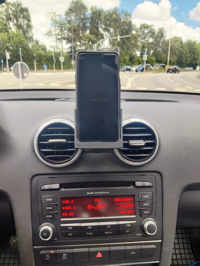 audi a3 8p phone mount by lasse96 tools gadgets car 3d print model - Mito3D