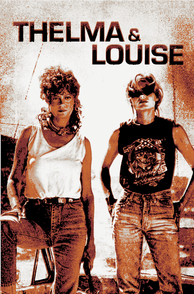 thelma & louise by sandcasanave art models 3dpainting hueforge thelmalouise 3d print model - Mito3D