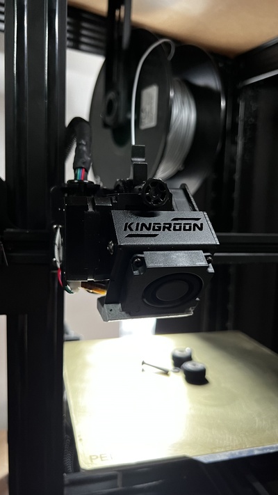 kingroon e3dy ventilador duto by makersark3d 3d impressora acessórios resfriador fanduto ender3 3d print model - Mito3D