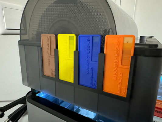 filamento amostra marcas pronto to impressão remixado by xdizziex 3d impressora acessórios 3dprint modelo 3d print model - Mito3D