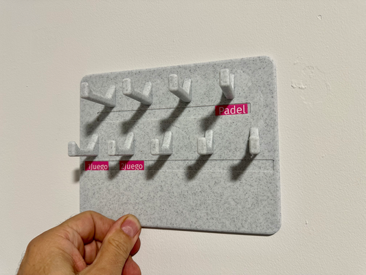 llave percha by fabricante nata casa decoración 3d print model - Mito3D