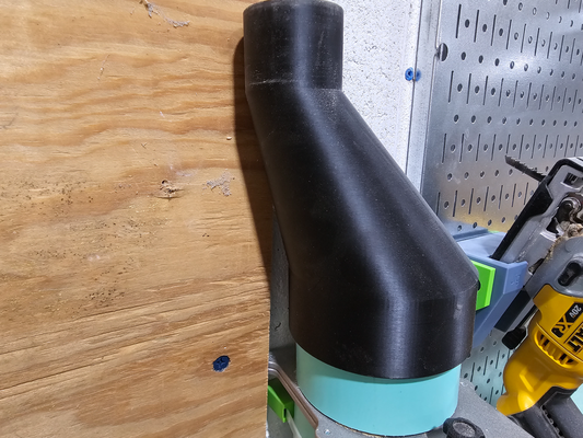 4 pollice dv to 1 5 compensare polvere collezione by occludere utensili negozio lavorazione legno collettore montaggio 3d print model - Mito3D