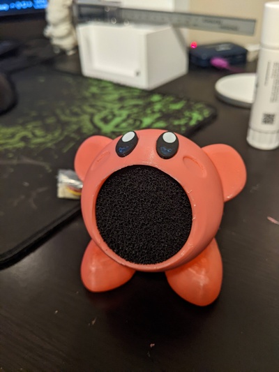 kirby fume extractor multi color eye remixed by tom264360 tools 3d print model - Mito3D