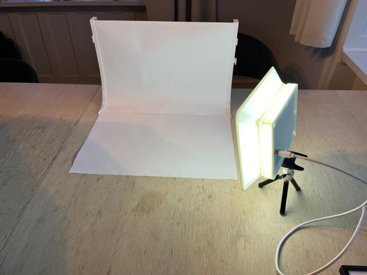 luz caixa fotografia by mads stenfatt ferramentas aparelhos instantâneo conduziu luminária usb relâmpago 3d print model - Mito3D