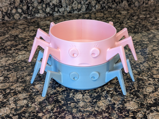 spider bowls by ken mills household festivities candy bowl candydish halloween 2023 3d print model - Mito3D