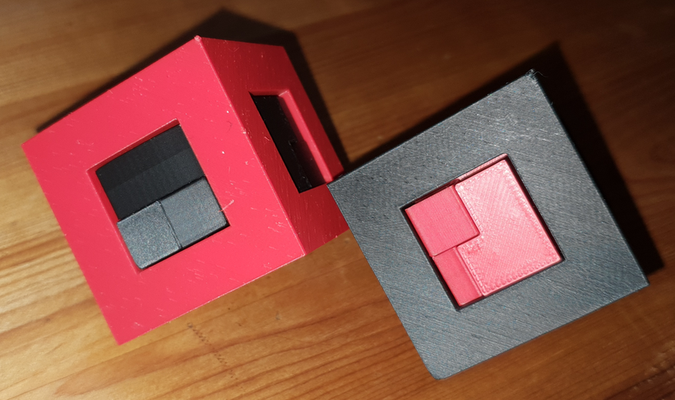cube puzzle 231016 by yahbluez toys & games puzzles teaser brain brainteaser tetris 3d print model - Mito3D