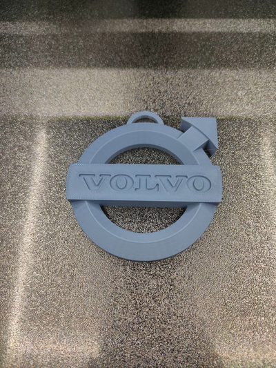 keychain volvo by tr3dcreations fashion models 3d print model - Mito3D