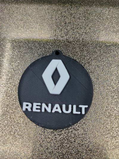 keychain renault by tr3dcreations fashion models 3d print model - Mito3D