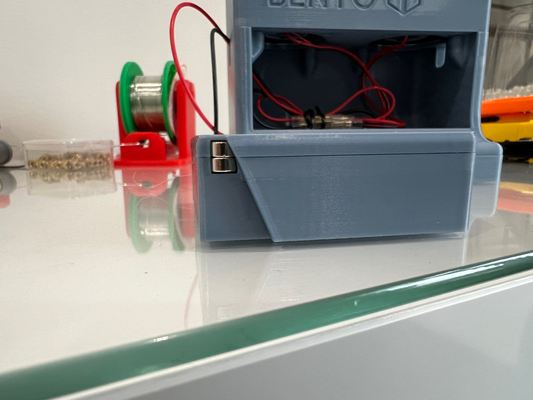 wireless bento box transmitter cutout pcb stopper bambu lab p1s remixed by samuelngsh 3d printer accessories bambulab airpurifier bentobox 3d print model - Mito3D