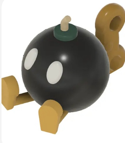 bob-omb fan art by makers manifest models thingiverse 3d print model - Mito3D