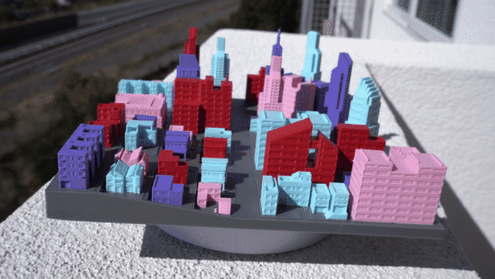 mini city modular miniatura ciudad bloques by equipo artesanos miniaturas arquitectura construir conjunto lindo minicidad edificio departamento condominio rascacielos torre fácil personalizado personalizable 3d print model - Mito3D