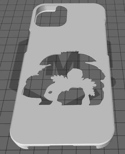 i phone 14 astuccio guaina bulbasaur evo by yuro3d moda modelli pokemon 3d print model - Mito3D