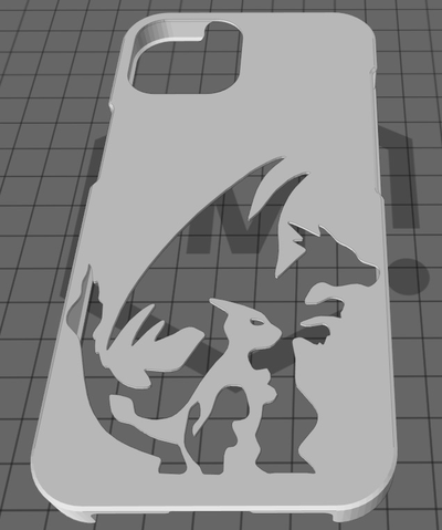 charmander evo iphone 14 caso bainha by yuro3d moda modelos pokémon 3d print model - Mito3D