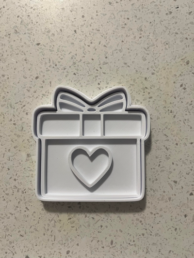 christmas cookie cutter stamp by bean eating cookies hobby & diy cutters debosser 2023 christmascookiecutter christmascookie 3d print model - Mito3D