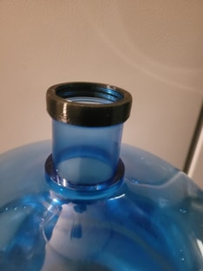 threaded water jug to fitted attachment by isaac02ir hobby & diy 3d print model - Mito3D
