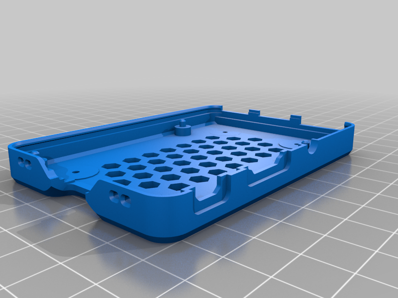 cas gaine base 8x2mm aimant monter malolo screw less casser forme framboise pi 3 modèle b+ remixé by sœur 3d imprimante accessoires aimants raspberrypicase chose universelle raspberrypi3 3D print model - Mito3D