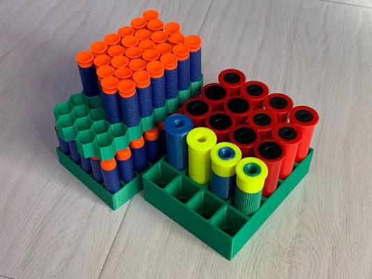 nerf foam dart storage box + udl xm1014 shell by adiyahu toys & games ammo 1014 shotgun thingiverse 3d print model - Mito3D