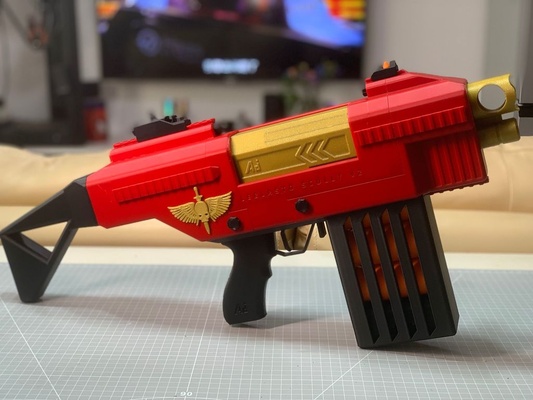 warhammer40k bolter style mod levure scully v2 by sœur accessoires cosplays réplique arme chose universelle blaster nerf lablastoscully 3d print model - Mito3D